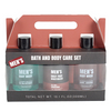 BL25002-FM Men Gift Set Face Kit Face Moisturizer Face Wash Body Wash 