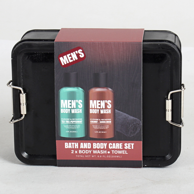 BL25005-FM Men Gift Set Kit Body Wash Shower Gel 