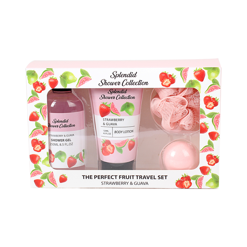 BL25006-Fruit-2 Fruit Series Shower Gel Body Lotin Bath Bomb Mess Sponge