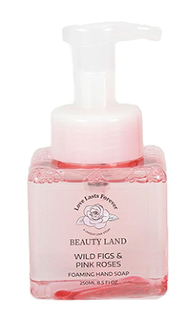 BLFW24017 Compact 250ml Foaming Hand Soap in Portable Pink Bottle