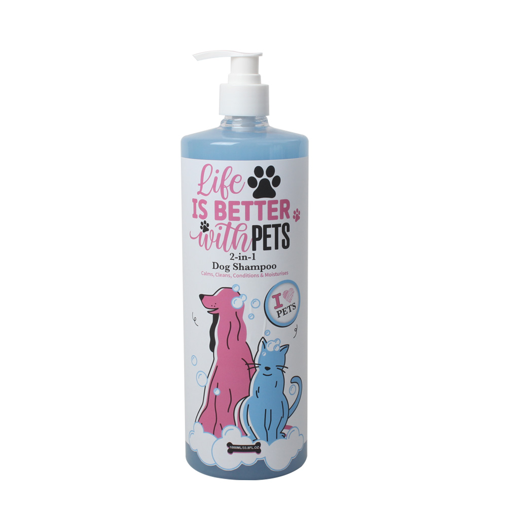 BL250016-PET 1L Pet Shampoo & Conditioner with Pump – Gentle and Nourishing Hair Care for Pets