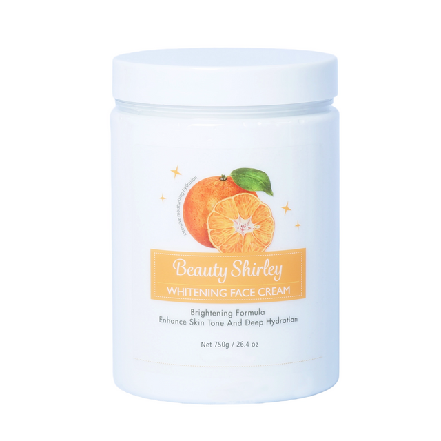 Bulk Brightening Face Cream 750g– Wholesale Clear Cosmetic Jar