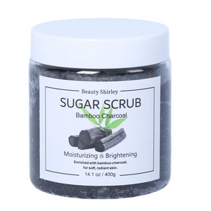 BLES26036 400g Bamboo Charcoal Sugar Scrub – Pore Purifying & Brightening