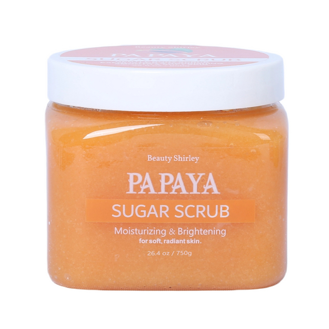 BLES26046 750g Papaya Sugar Scrub – Gentle Exfoliation & Skin Brightening