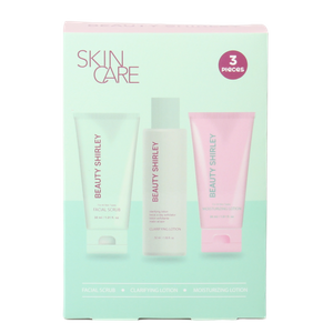 BLCS25013 Lady Care Complete 3-Step Skincare Set with Exfoliating Facial Scrub and Hydrating Formulas