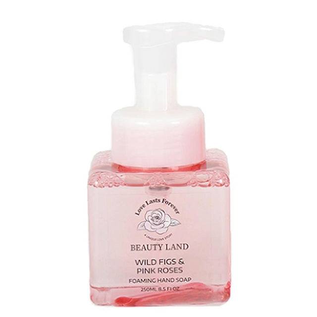 BLFW24018 Compact 250ml Foaming Hand Soap in Portable Pink Bottle