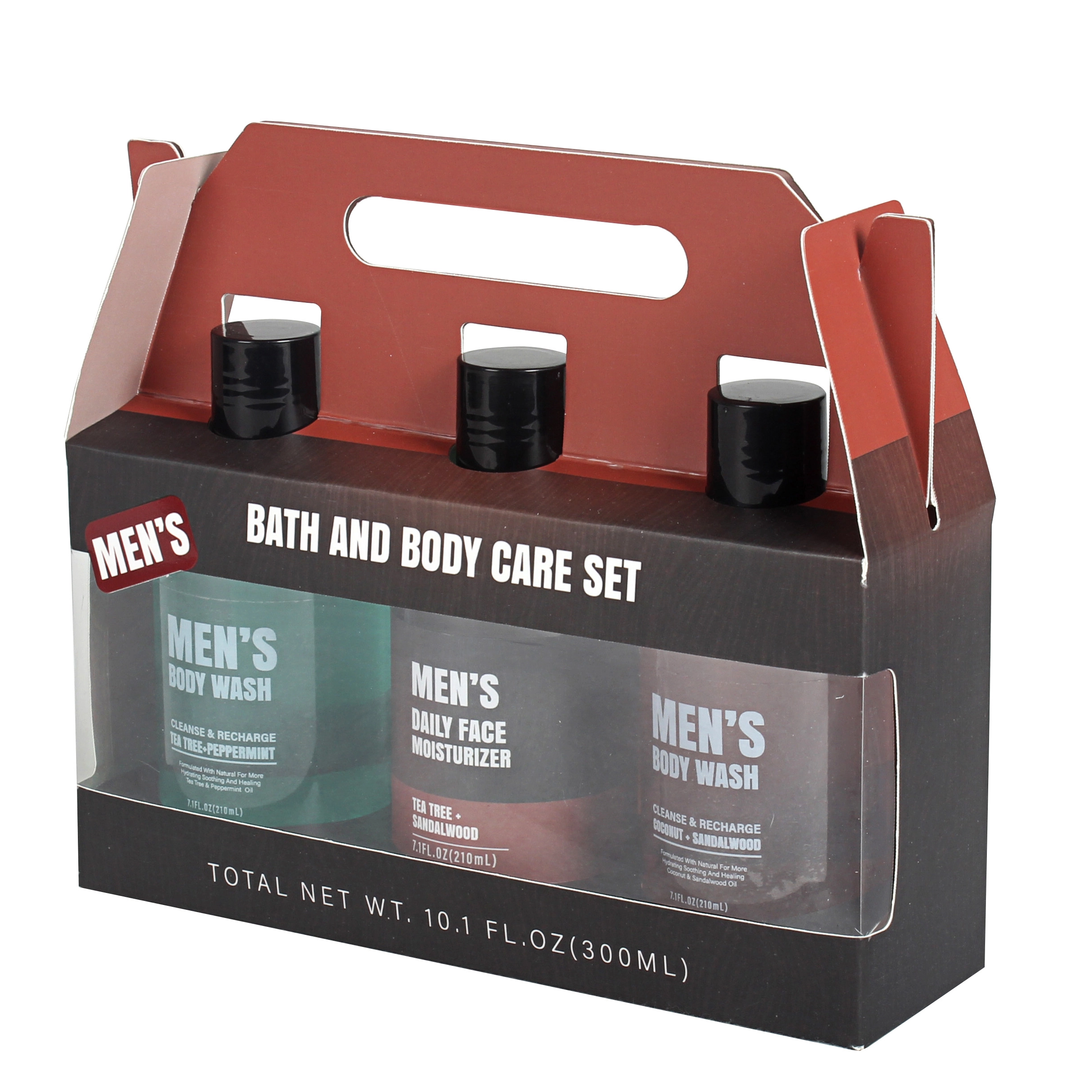 BL25002-FM Men Gift Set Face Kit Face Moisturizer Face Wash Body Wash 