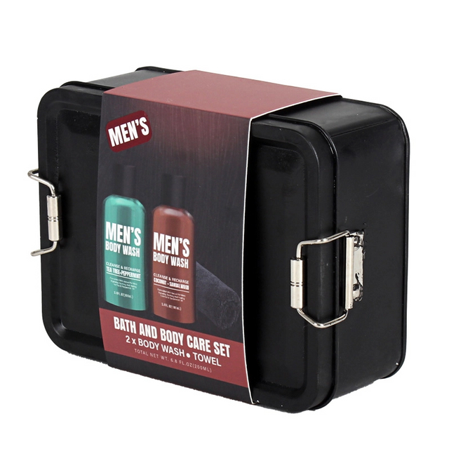 BL25005-FM Men Gift Set Kit Body Wash Shower Gel 