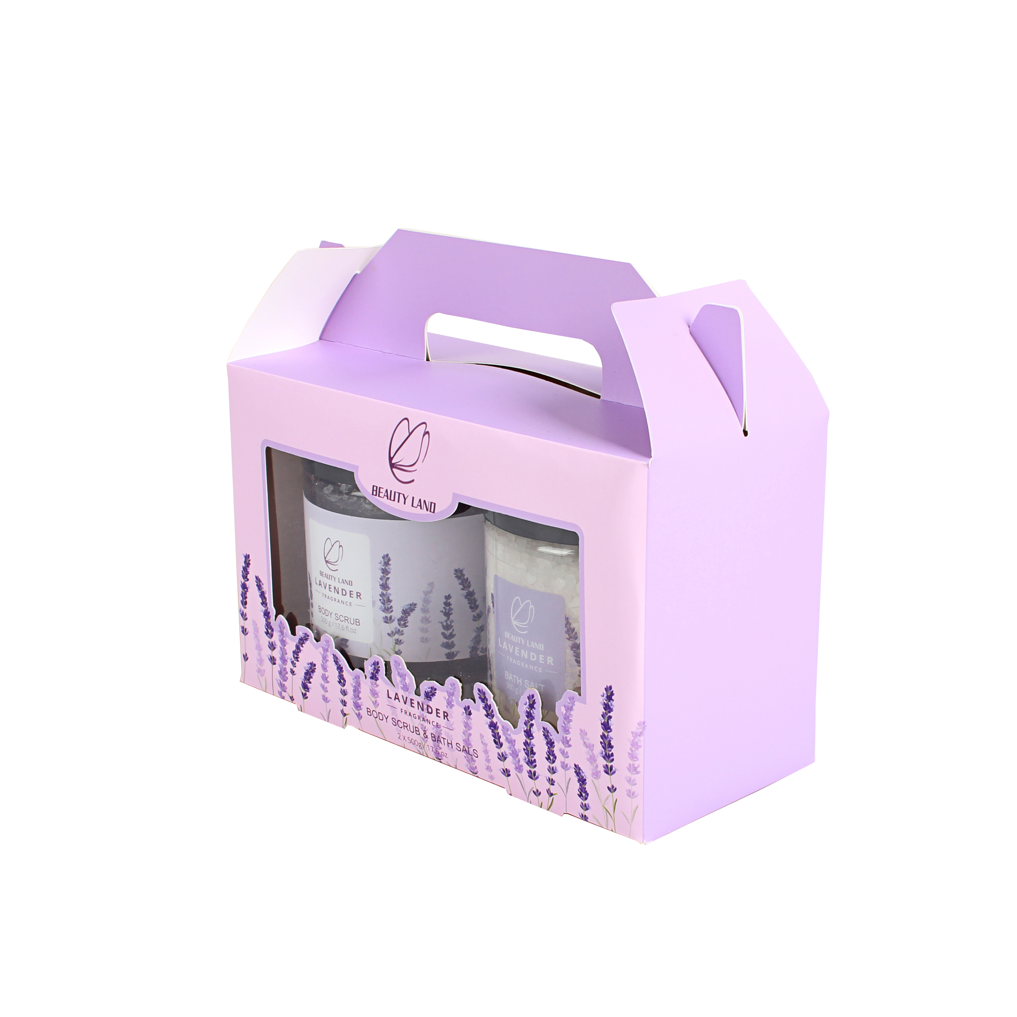 BL25012- LA Lavender Bath Set Body Scrub Bath Salt