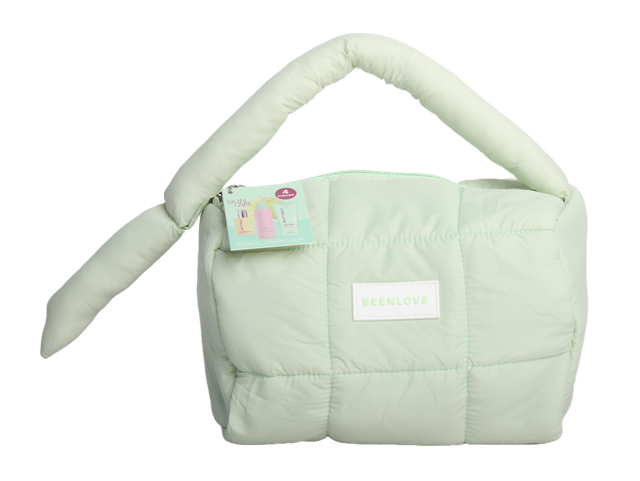 BLCS25017 Lady Care Complete Skincare Set with Mesh Sponge and Cosmetic Bag