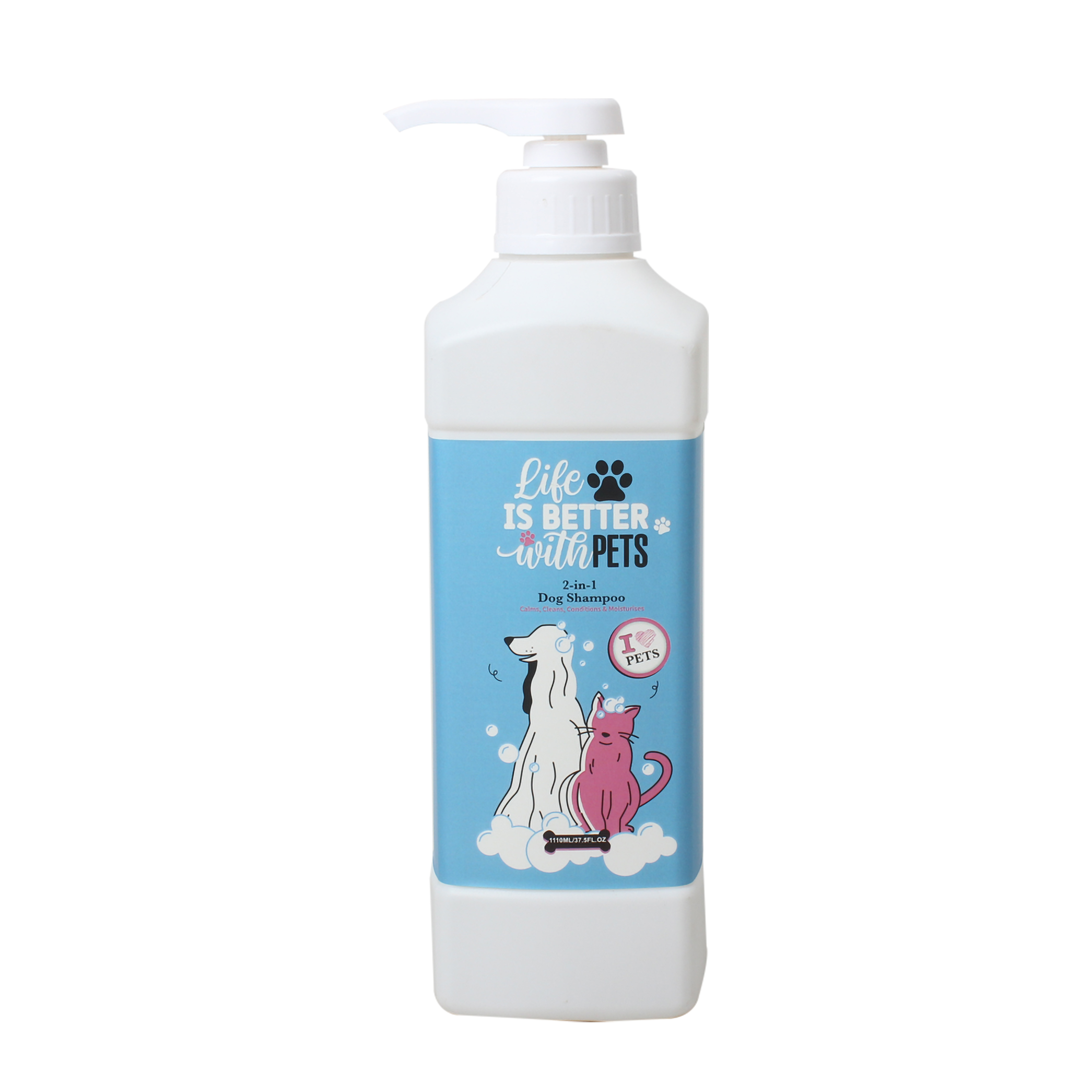 BL250023-PET 1L Pet Shampoo & Conditioner in Bottle with Pump