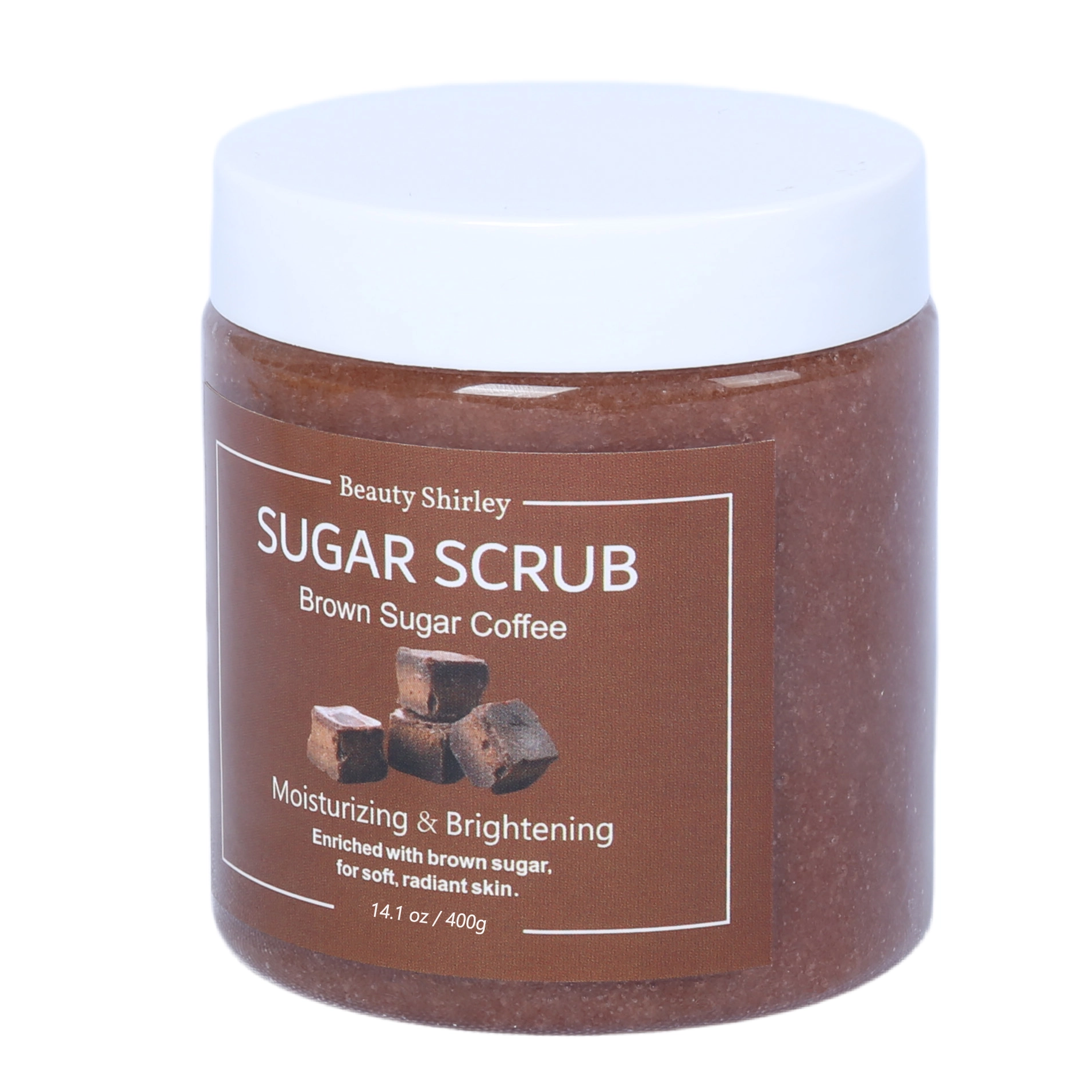 BLES26032 400g Brown Sugar Coffee Scrub – For Soft, Radiant Skin