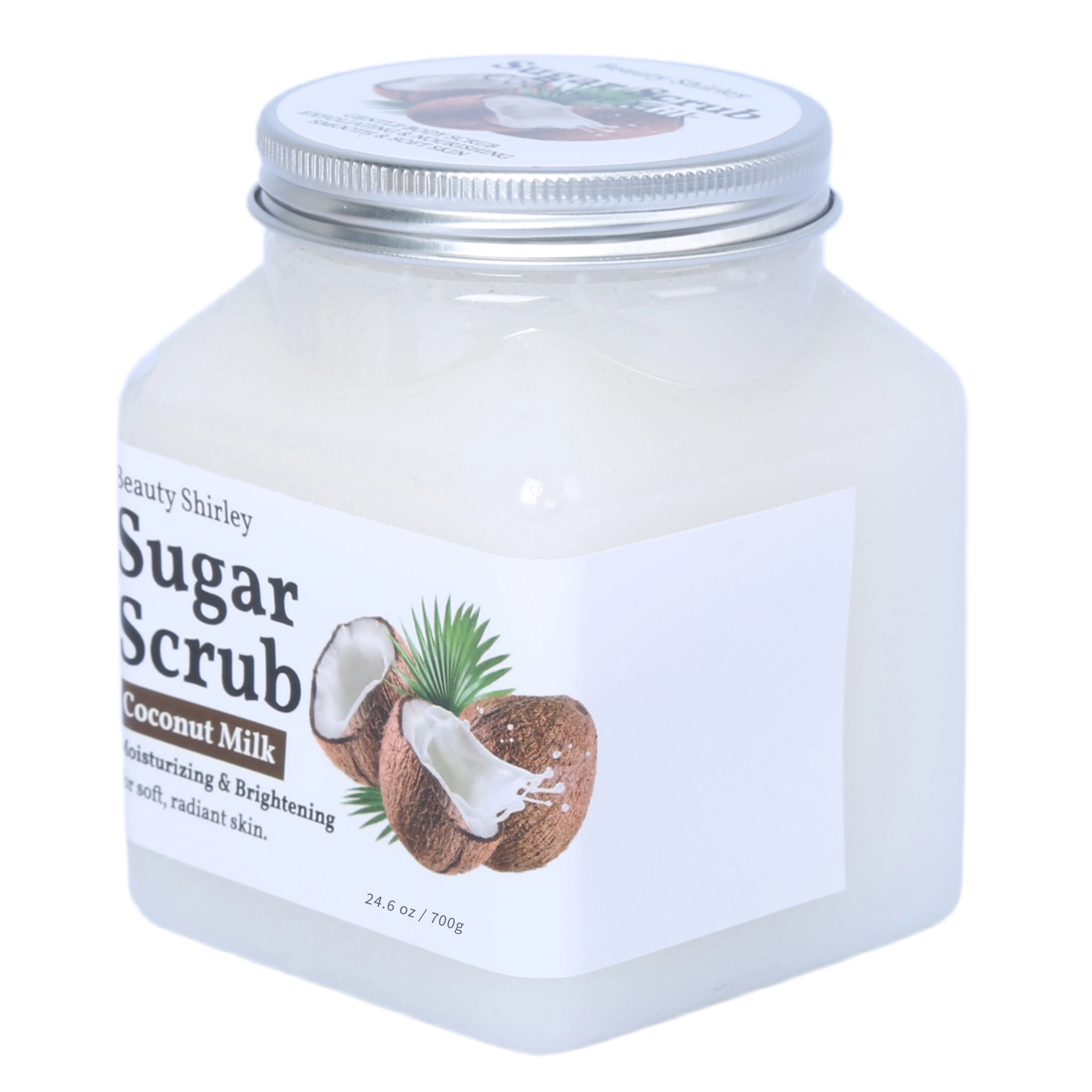 BLES26038 700g Coconut Milk Sugar Scrub – Deep Hydration & Gentle Exfoliation