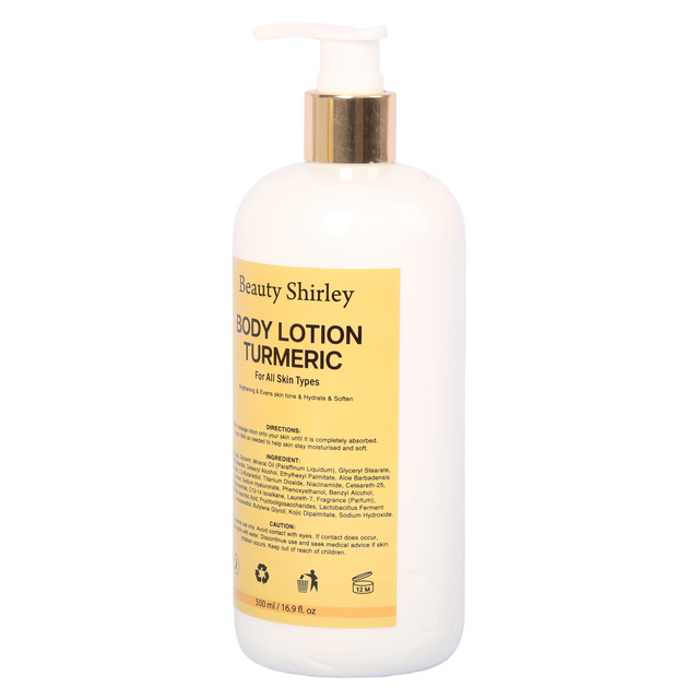BLES26001 500ml Turmeric Infused Body Lotion – For Even Skin Tone & Hydration