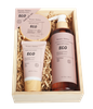 BLEO25003 Artisanal Bath and Body Gift Set in Wood Tray