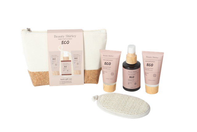BLEO25008 Complete Body Care Travel Gift Set with Textured Scrubber