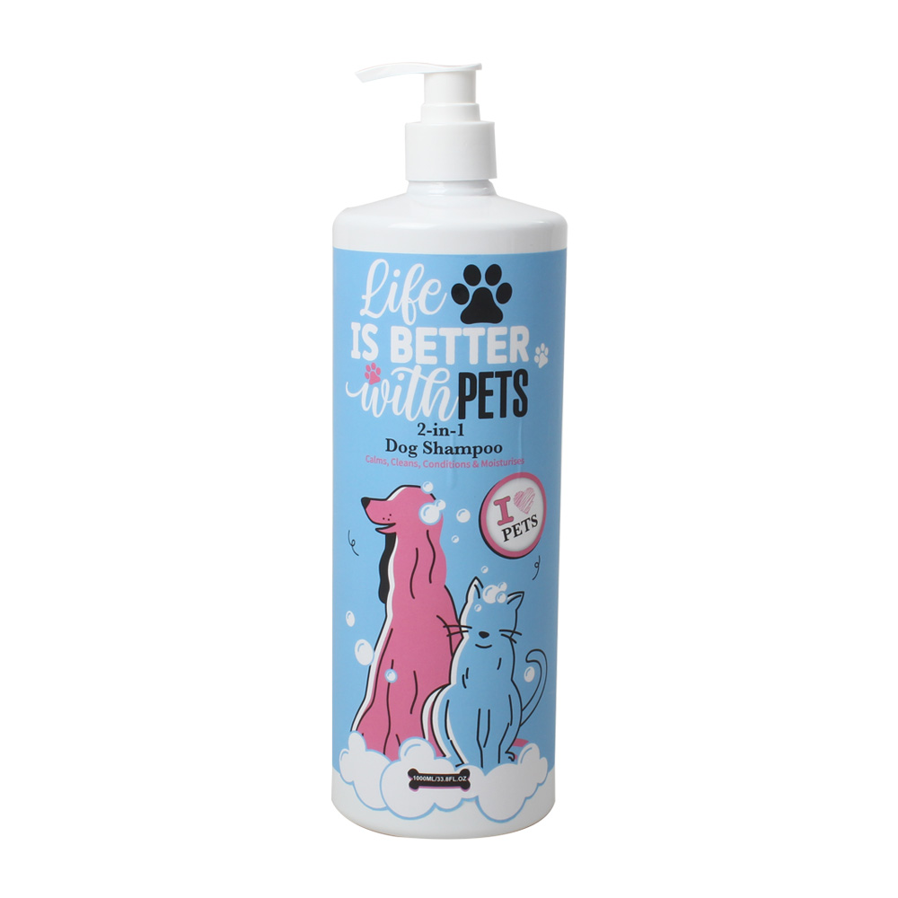 BL250016-PET 1L Pet Shampoo & Conditioner with Pump – Gentle and Nourishing Hair Care for Pets