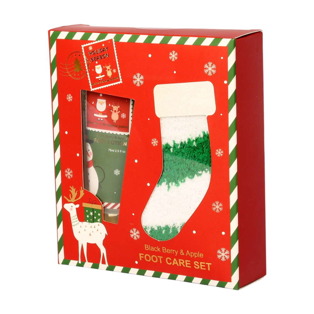 BLHS25002 Premium Foot Care Set with Overnight Treatment Socks