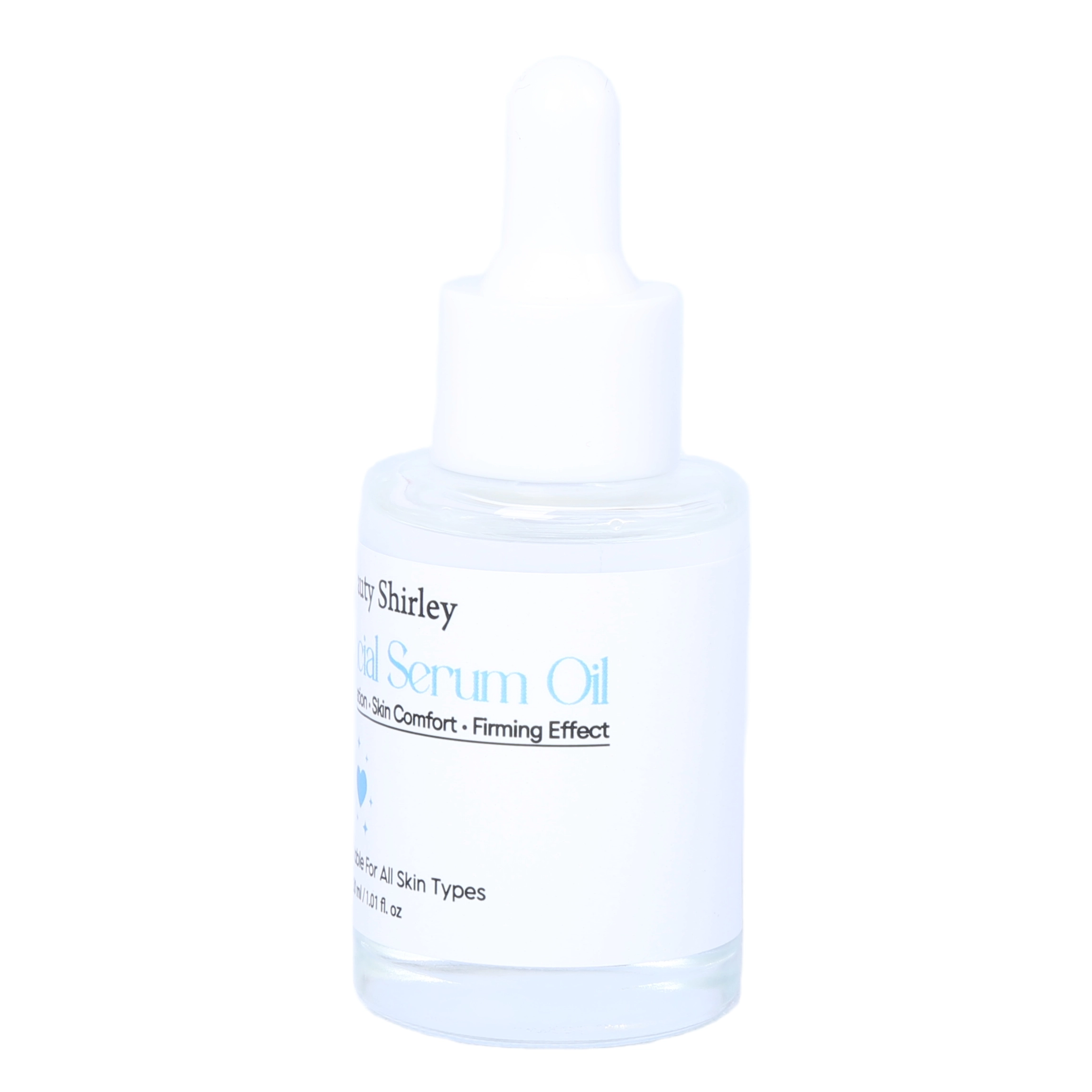 Private Label 30ml Facial Serum Oil – Glass Dropper Bottle