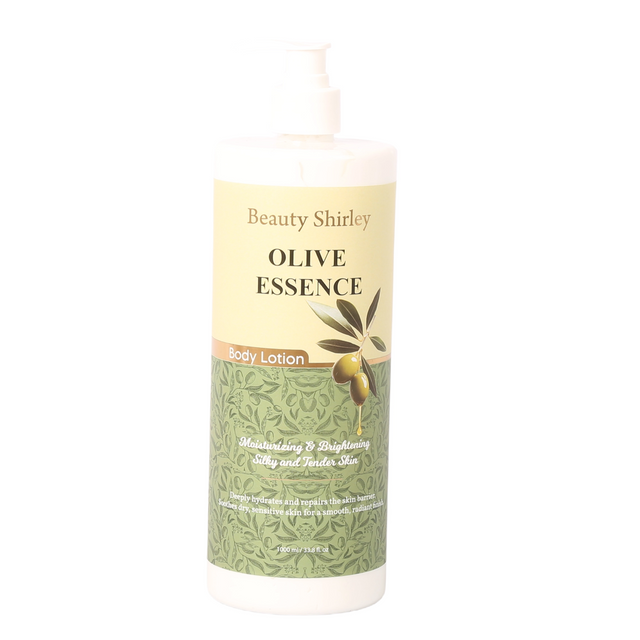 BLES26008 1000ml Moisturizing Olive Body Lotion with Golden Pump