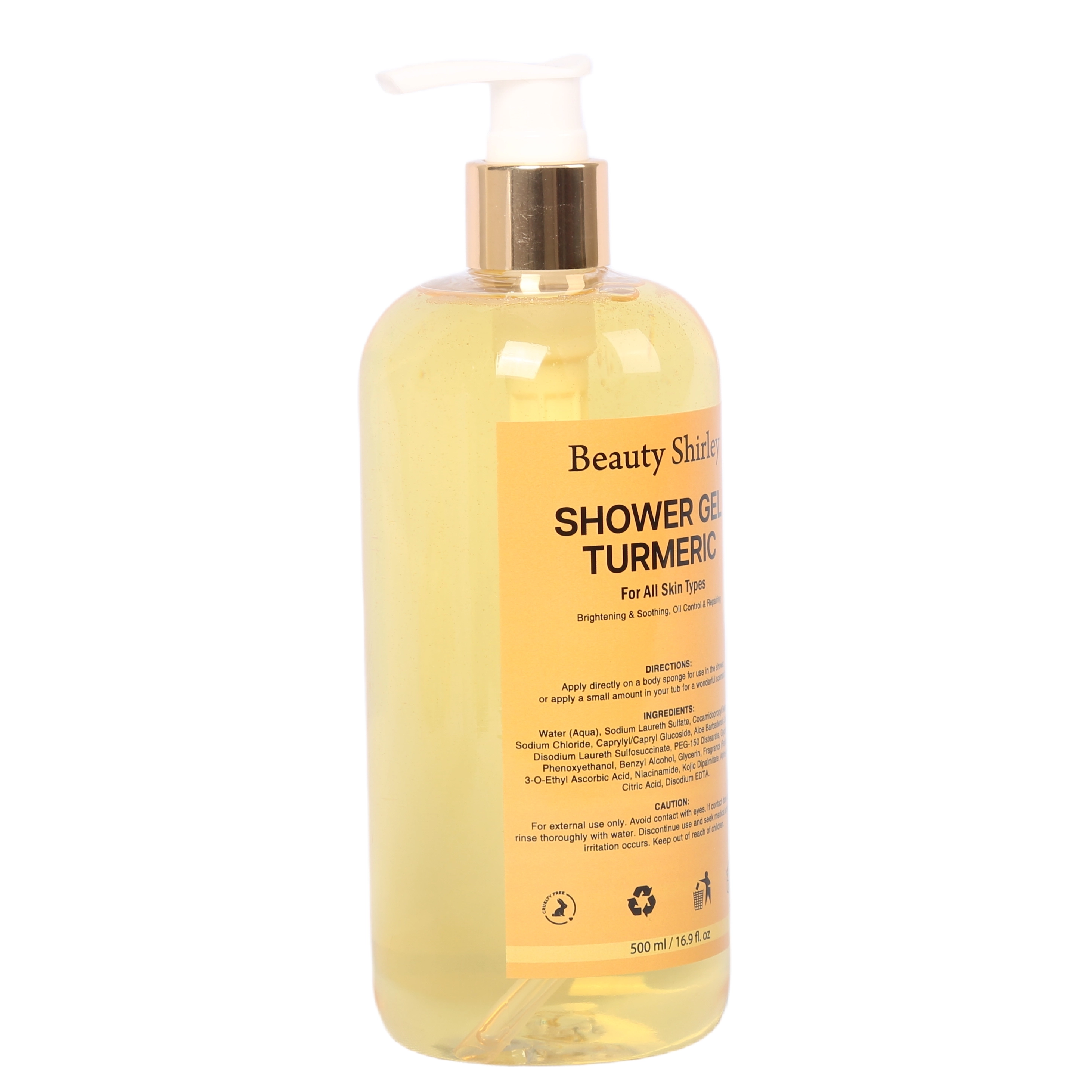 BLES26002 500ml Turmeric Shower Gel – Brightening, Oil Control & Soothing
