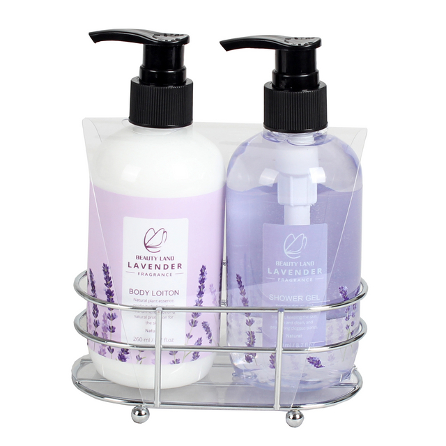 BL25028- LA Lavender Bath Set Shower Gel Body Lotion Body Wash