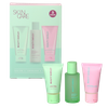 BLCS25013 Lady Care Complete 3-Step Skincare Set with Exfoliating Facial Scrub and Hydrating Formulas