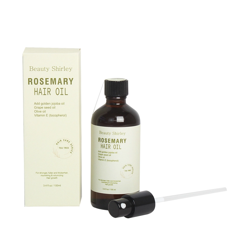 BLHC25010 Nourishing 100ml Rosemary Hair Oil with Premium Glass Bottle
