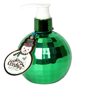 BLCM250016 Premium 250ml Hand Wash with Textured Electroplate Bottle and Sage Green Pump