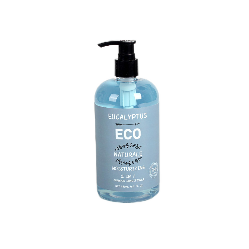 BL25017-ECO 2 in 1 shampoo & condition in plastic