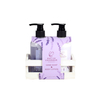 BL25005- LA Lavender Bath Set Hand Soap Hand Lotion Wooden Tray
