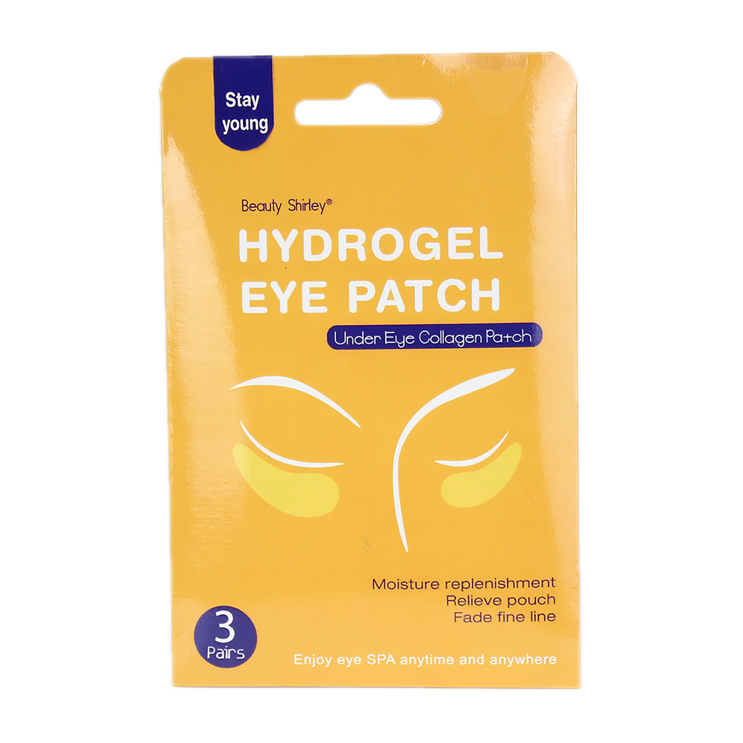 Instant Relief Eye Gel Patches-Yellow