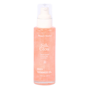 BLES26015 Bulk Coral Peach Body Shimmer Oil 80ml – For Salon & Event Makeup