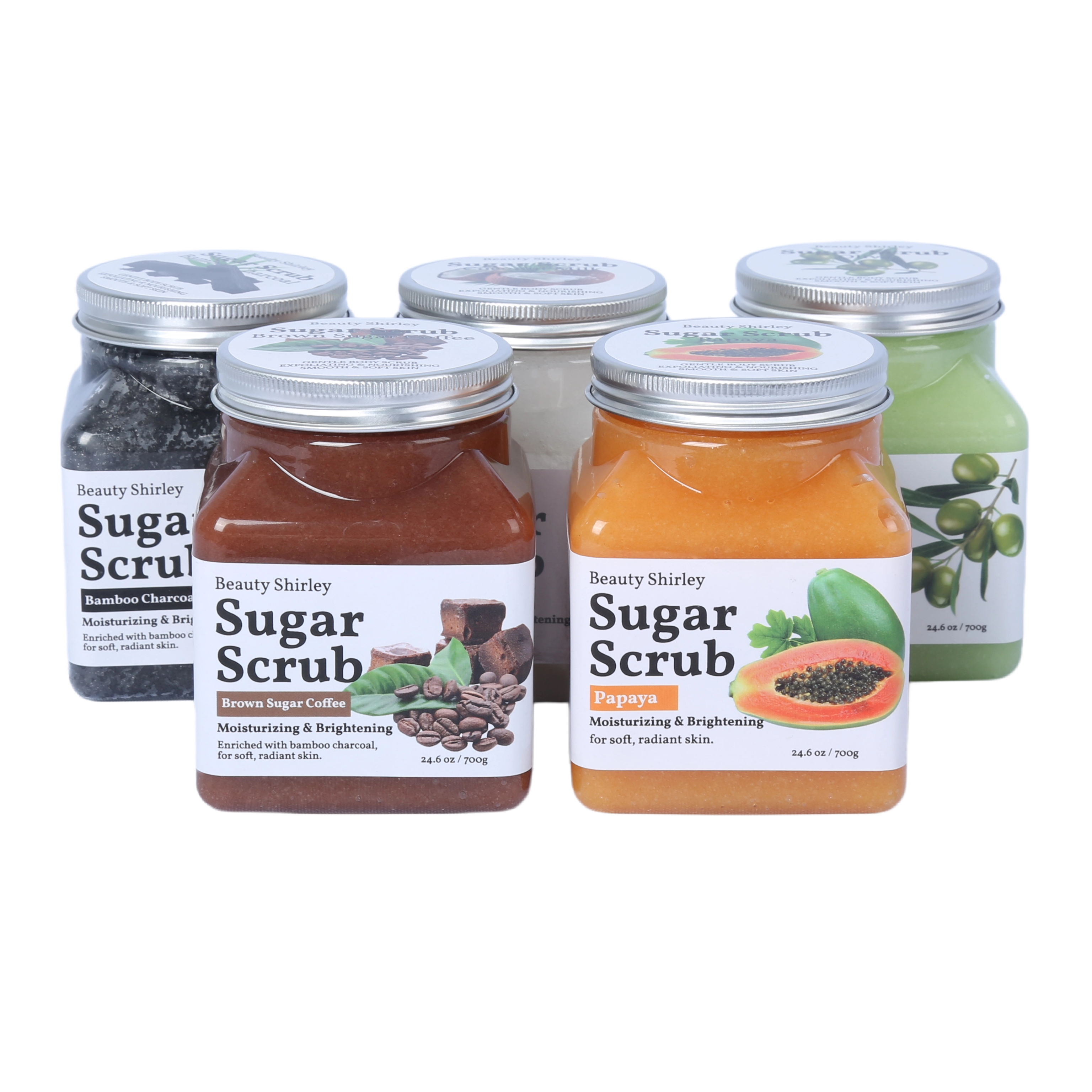 BLES26039 700g Brightening Papaya Sugar Scrub – Natural Fruit Formula