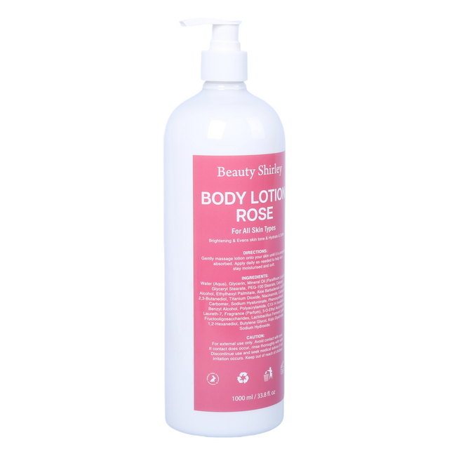 BLES26004 1000ml Rose Body Lotion – Brightening, Hydrating & Softening