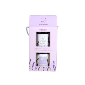 BL25014- LA Lavender Bath Set Body Scrub Body Butter
