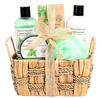 BL25003-NA Nature Bath Set Body Wash Bubble Bath Body Lotion Bath Salt