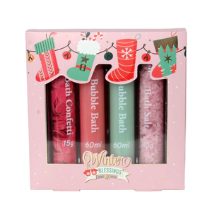 BLWB25008 Festive Bath Confetti and Bubble Bath Gift Set