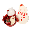 BLHS25015 Winter Wonderland Bath Set with Soap Flower and Snowman Packaging
