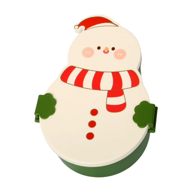 BLHS25016 Winter Wonderland Bath Set with Soap Flower and Snowman Packaging