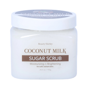 BLES26045 750g Coconut Milk Infused Sugar Scrub – For Soft, Radiant Skin