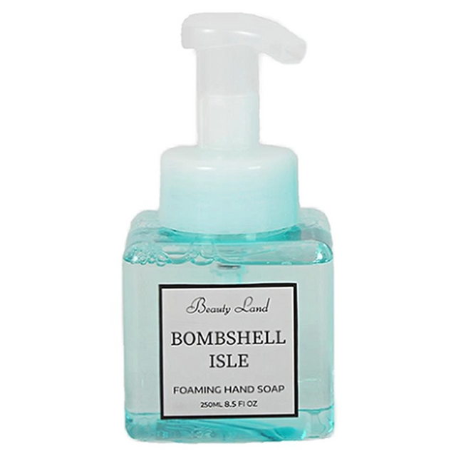 BLFW24024 Compact 250ml Foaming Hand Soap in Portable Blue Bottle