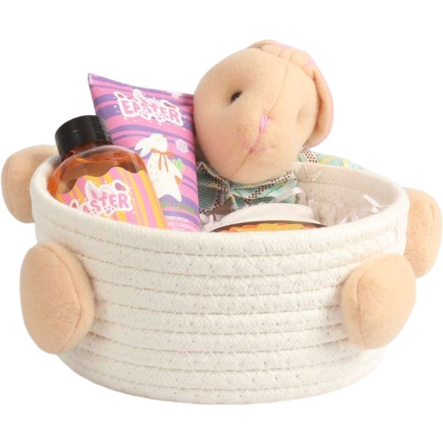 BLEA26010 Complete Bunny Bath Gift Set – Shower Gel, Body Lotion, Sugar Body Scrub & Rabbit-Shaped Bath Fizzer
