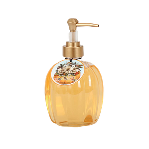 BLGT24005 Premium 500ml Hand Soap with Gold Pump Dispenser and Decorative Hangtag