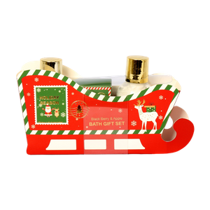 BLHS25003 Complete Bath and Body Care Set with Luxury Gold Cap Packaging