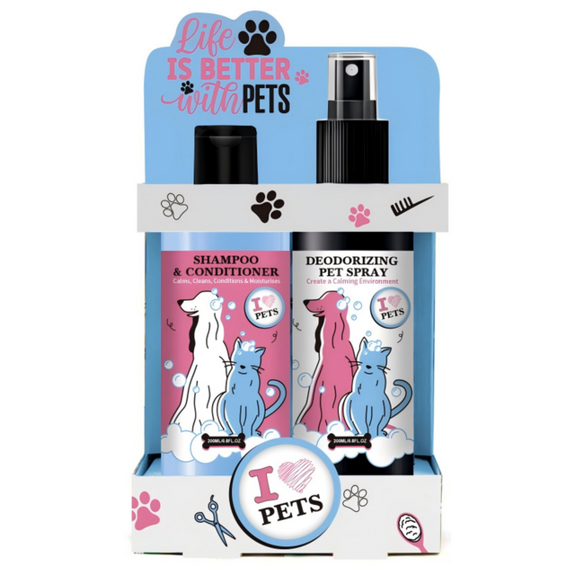 BL250012-PET Pet Shampoo & Conditioner with Pet Spray – Gentle Care and Freshness Set