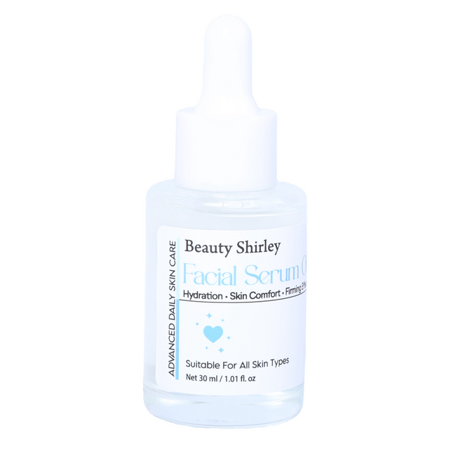 Private Label 30ml Facial Serum Oil – Glass Dropper Bottle