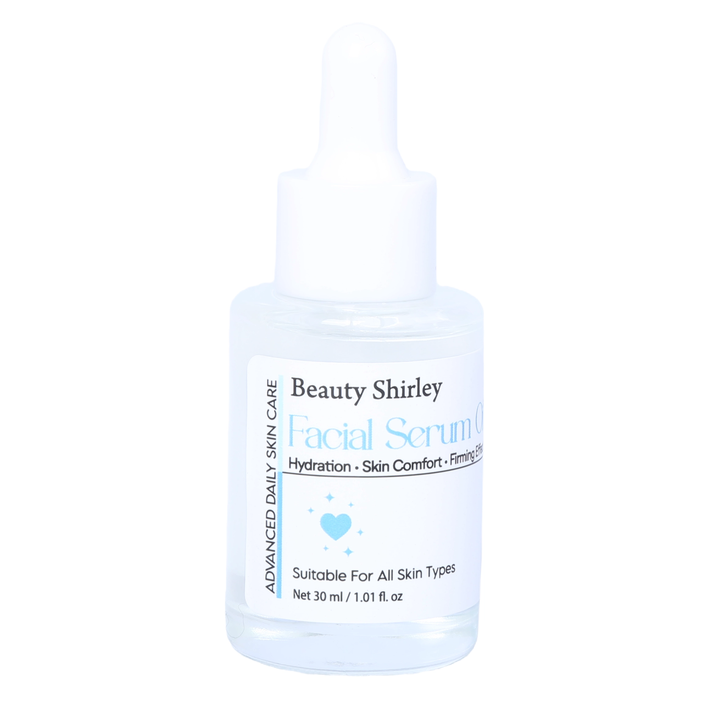 Private Label 30ml Facial Serum Oil – Glass Dropper Bottle