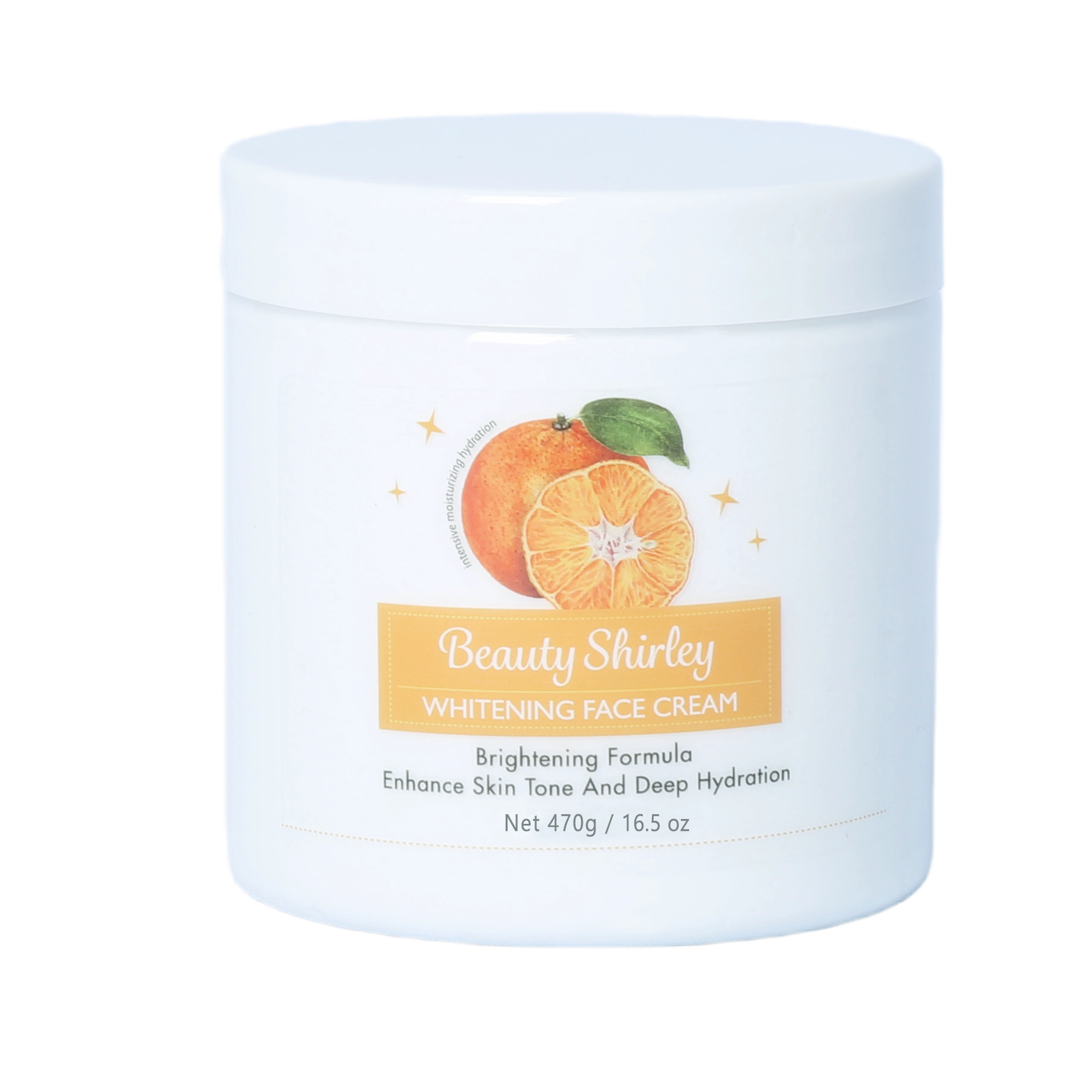 470g Whitening Face Cream with Orange Extract – Deep Hydration & Brightening