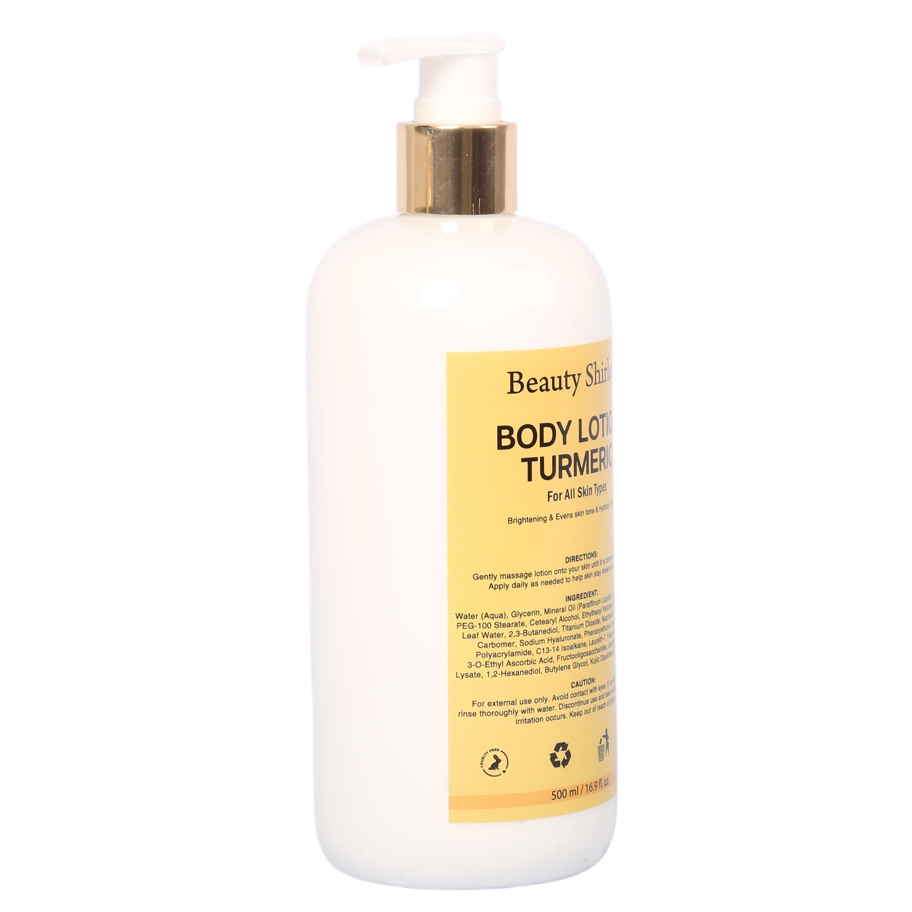BLES26001 500ml Turmeric Infused Body Lotion – For Even Skin Tone & Hydration